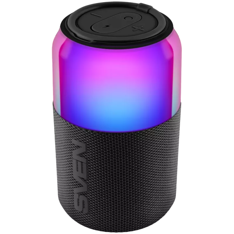Portable Speaker SVEN PS-130, Red, 10W RMS, TWS, Bluetooth, USB, Lithium Battery