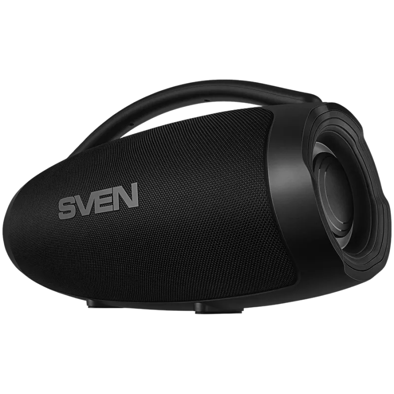 Portable speaker SVEN PS-375, black, power output 30+2x15W (RMS), TWS, Bluetooth, USB, lithium battery