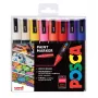 POSCA PC-5M Bullet Tip Marker Set, Assorted Colours, 16 Pieces