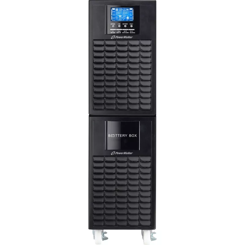 PowerWalker On-Line 10000VA UPS CG - Tower Double-Conversion UPS, 10kVA/10kW, External Batteries, Hardwired