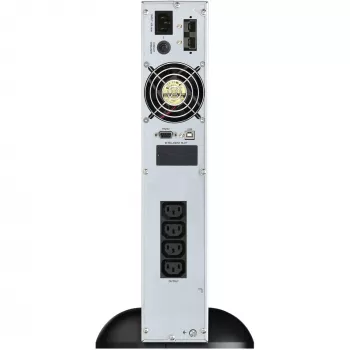 PowerWalker VFI 2000 CRS Uninterruptible Power Supply (UPS) Double-Conversion (Online), 2 kVA / 1600 W, 4 AC Outlets, Tower