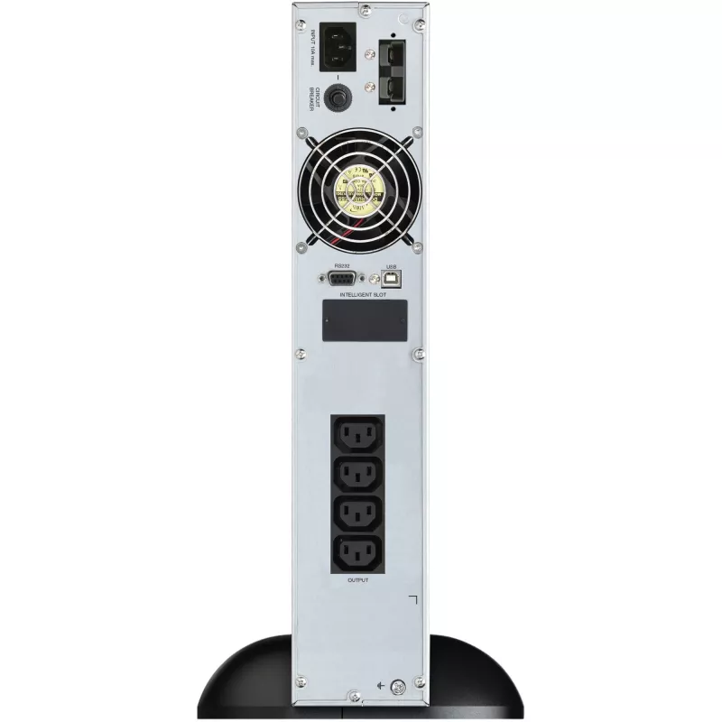 PowerWalker VFI 2000 CRS Uninterruptible Power Supply (UPS) Double-Conversion (Online), 2 kVA / 1600 W, 4 AC Outlets, Tower