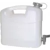 PRESSOL 20 L HDPE Jerry Can with Drain Tap, White, Food-Safe 21167