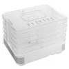 PRIME3 SFD51 Food Dehydrator Transparent & White 420 W 5 Trays Digital Timer