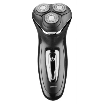 PRIME3 SRS11 Men's Rotary Shaver with Pop-up Trimmer, Black/Silver