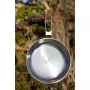 Primus Cookset Campfire Pot Set L - 2-Piece Stainless Steel Camping Cookware with Colander Lid, 4.8L Total Capacity