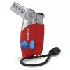 Primus PowerLighter III Spark Piezo Kitchen Lighter – Red, Refillable Butane Gas, Windproof, Adjustable Flame, Outdoor & Camping