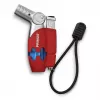 Primus PowerLighter III Spark Piezo Kitchen Lighter – Red, Refillable Butane Gas, Windproof, Adjustable Flame, Outdoor & Camping