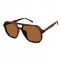 Privé Revaux Women's BACKTALKS086 Sunglasses – Geometric Acetate Frame, Grey Polycarbonate Lenses, 59/16/145 mm
