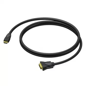 PROCAB CLV160/3 HDMI to DVI-D Single Link Cable 3m Black