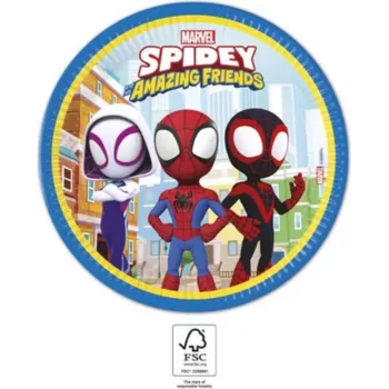 Procos Marvel's Spider-Man Paper Plates 23cm 8-Pack 94876