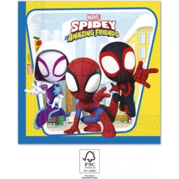 PROCOS Marvel Spiderman 2-Ply Paper Napkins 20-Pack (94878)