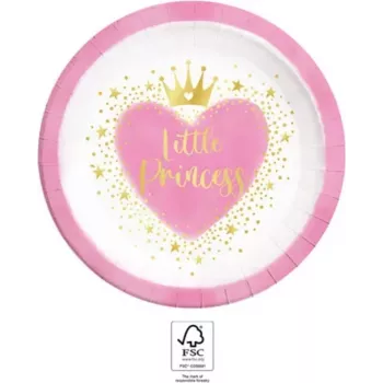 Procos My Little Princess Paper Plates 23cm 8-Pack (96476)