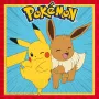 Procos Pokemon 2-Ply Paper Napkins 20 Pack, 33 x 33 cm, Multi-Color 98393