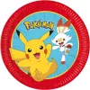 Procos Pokemon Paper Plates 8-Pack 23cm Disposable Party Plates 98391