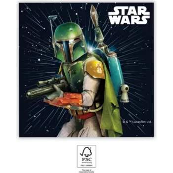 Procos Star Wars 2-Ply Paper Napkins 20 Pack 33x33cm 93881