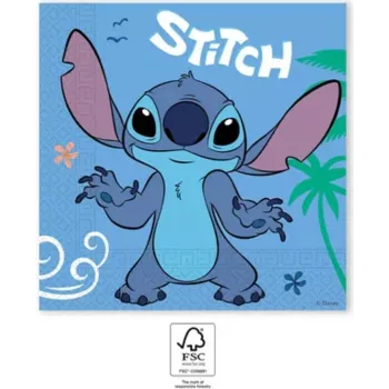 Procos Stitch & Angel 2-Ply Paper Napkins 20 Pack 33x33cm (96796)