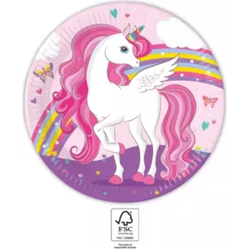 Procos Unicorn Rainbow Paper Plates for Unicorn Parties (93757)