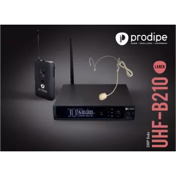 Prodipe B210SOLO DSP UHF Wireless Headset Microphone System (F5, 863-865 MHz)