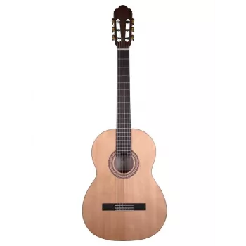 Prodipe Guitars Primera 3/4 Classical Guitar – Solid Canadian Cedar Top, Mahogany Body, Rosewood Fingerboard, Gold Tuners, Savarez Strings