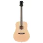 Prodipe Guitars SD25 Dreadnought Acoustic Guitar - Solid Sitka Spruce Top, Mahogany Back & Sides, Natural High Gloss