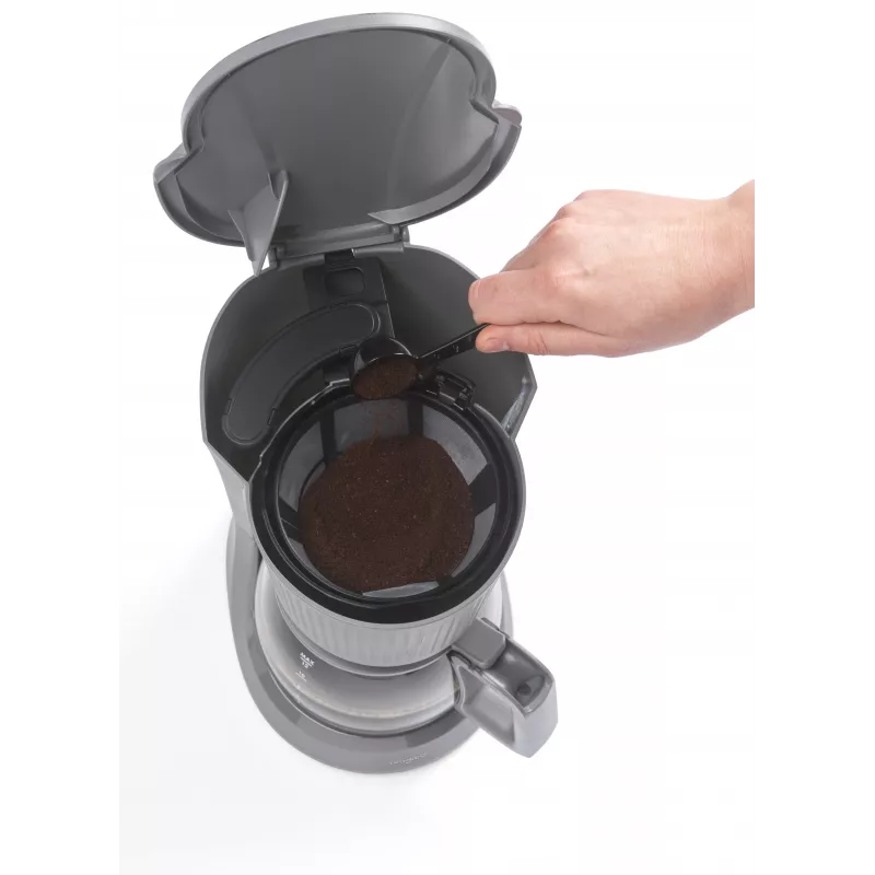 Progress EK6658PVDE Mellow Filter Coffee Machine - 1.25L, 900W, Grey/Silver