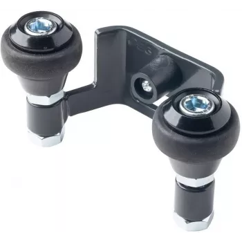 PSG Upper Guide Bracket 60 mm for Sliding Gates, 2 Rollers, Anthracite RAL 7016 (60.023.7016)
