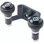 PSG Upper Guide Bracket 60 mm for Sliding Gates, 2 Rollers, Anthracite RAL 7016 (60.023.7016)