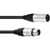 PSSO DMX Cable XLR 3-Pin 20m Black Neutrik Connectors 30227818