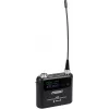 PSSO PXS Mini Bodypack Transmitter 470-510 MHz UHF Wireless System Component with 16 Channels, 10 mW Output, LCD Display, 10-Hour Battery Life, 3-Pin Mini-XLR Input, Belt Clip Included 13063513