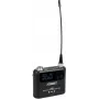 PSSO PXS Mini Bodypack Transmitter 470-510 MHz UHF Wireless System Component with 16 Channels, 10 mW Output, LCD Display, 10-Hour Battery Life, 3-Pin Mini-XLR Input, Belt Clip Included 13063513