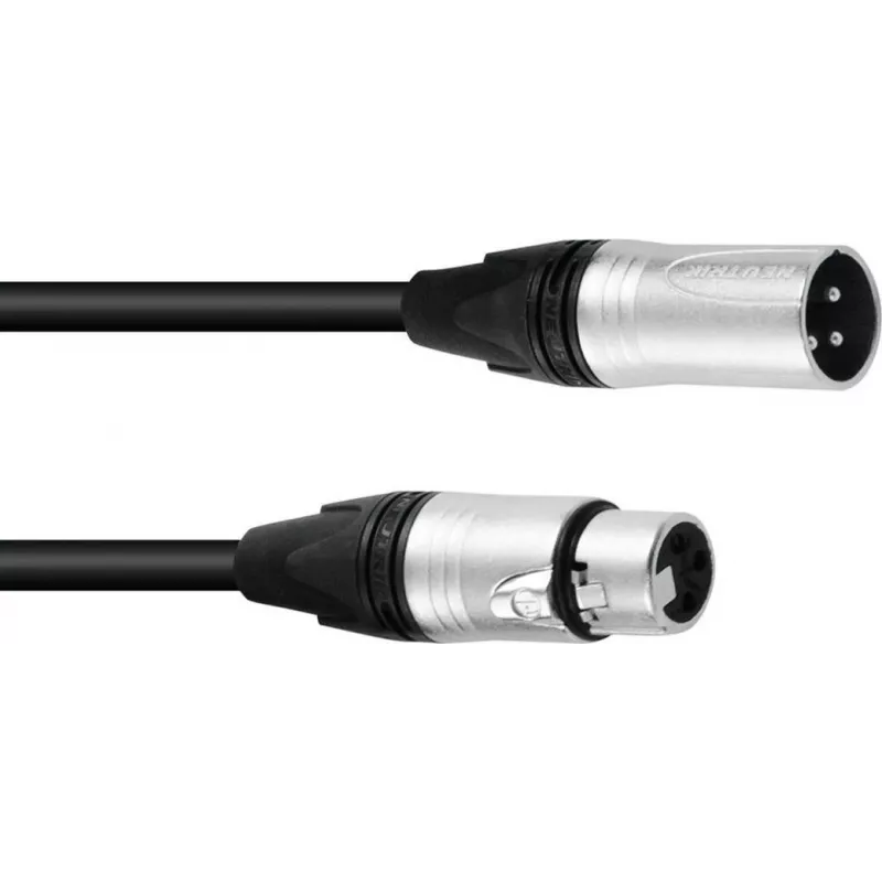 PSSO XLR Cable 3-Pin 7.5m Black Neutrik (30227848)