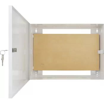 Pulsar AWO654 Universal Metal Enclosure, White, 300x300x100 mm, IP20, Key Lock