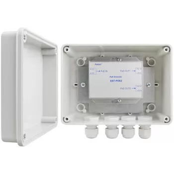 Pulsar EXT-POE2H PoE Extender in Hermetic Enclosure for 2 IP Cameras