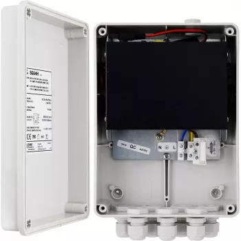 PULSAR SG64H 6-Port Switch with Power Supply for 4 IP Cameras in Hermetic Housing