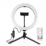PULUZ LED Ring Light 26cm with 8.3cm Tripod Stand USB