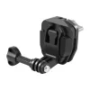 PULUZ Motorcycle Windshield Clip for Sports Cameras (DJI Osmo Action 4, GoPro Hero 12, Insta360 Ace Pro / X4) - Black