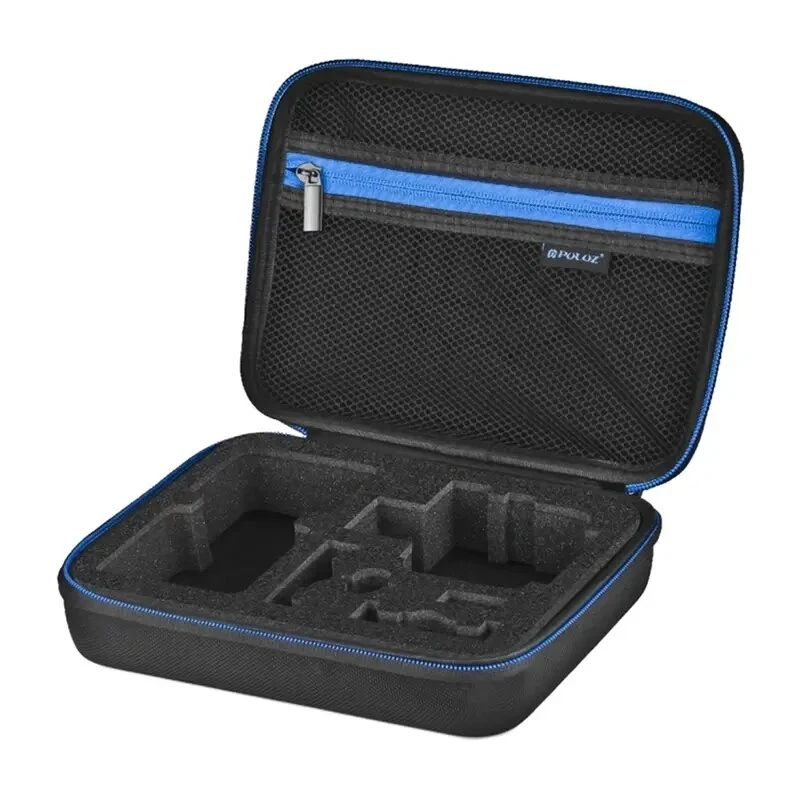 PULUZ PU102 Waterproof Travel Case for Action Cameras & Accessories - Hard EVA Shell, Shockproof, Dustproof, 23 x 17 x 7 cm