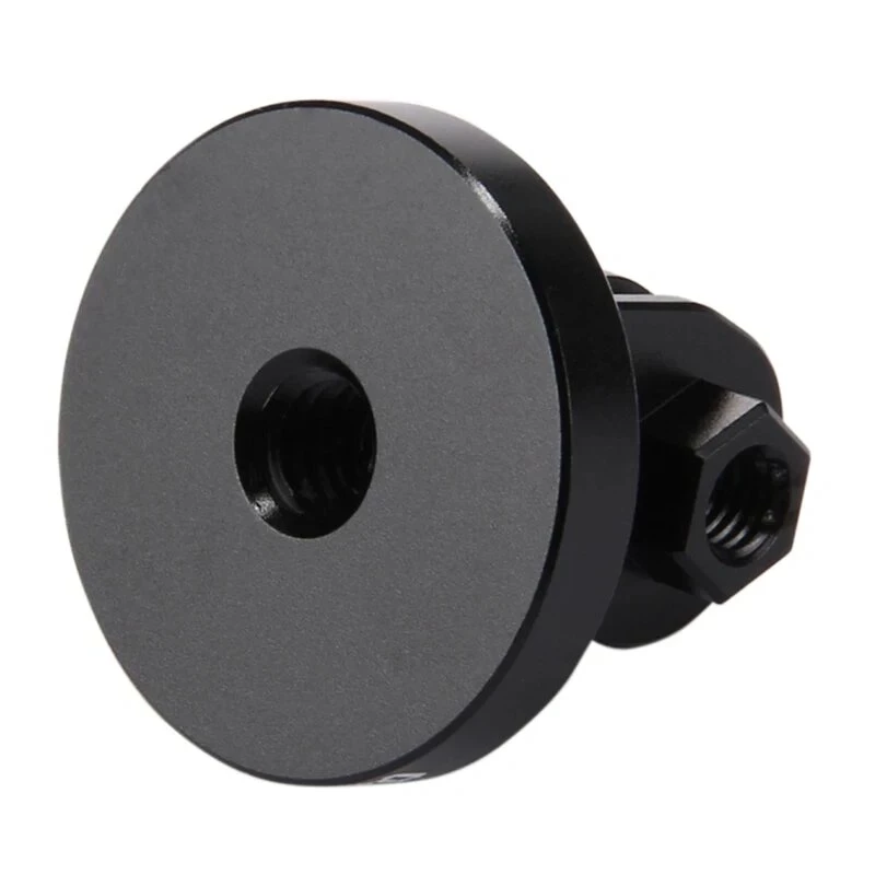 PULUZ PU145B CNC Aluminum Alloy Action Camera Mount Adapter with 1/4 inch Tripod Thread, Black