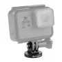 PULUZ PU145B CNC Aluminum Alloy Action Camera Mount Adapter with 1/4 inch Tripod Thread, Black