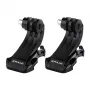PULUZ PU20 J-Hook Mount for Sports Cameras (DJI, GoPro, Insta360) 2-Pack