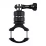 PULUZ PU223B 360 Degree Rotation Bike Aluminum Handlebar Phone Mount - Black
