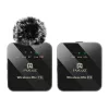 PULUZ PU3153B Wireless Lavalier Microphone 1 TX + 1 RX, 2.4GHz, USB-C, Omnidirectional Condenser, Noise Reduction, Plug-and-Play for Android & PC