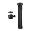 PULUZ PU435 Mini Octopus Tripod Flexible Bendable Tripod with 360° Ball Head and Phone Holder for Smartphones, Compact Cameras, Action Cameras, Small Mirrorless Cameras, Max Load 1.2 kg, Black