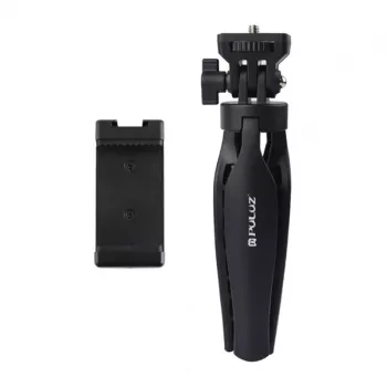 PULUZ PU600B Table Tripod (Black) - Compact Ball Head Tripod for Smartphones and Cameras
