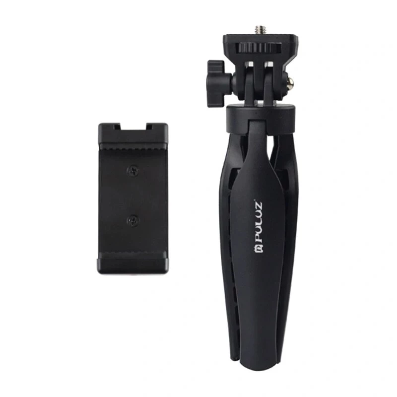 PULUZ PU600B Table Tripod (Black) - Compact Ball Head Tripod for Smartphones and Cameras