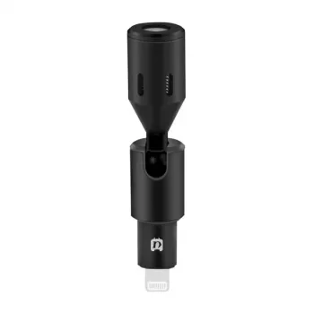 PULUZ PU615B Lightning Condenser Microphone with Omnidirectional Pickup for iOS Devices