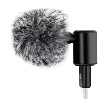 PULUZ PU615B Lightning Condenser Microphone with Omnidirectional Pickup for iOS Devices