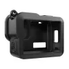 PULUZ PU717B Silicone Case for GoPro HERO 9/10/11/12 Black - Protective Cover with Lens Cap and Lanyard