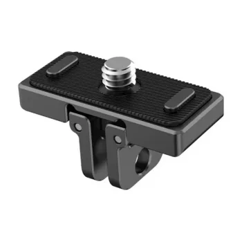 PULUZ PU721B Protective Frame Holder for Insta360 X4, Black – Polycarbonate, 1/4'' & Cold Shoe Mount